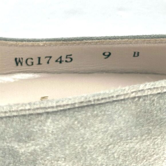 Bruno Magli Gray Suede Kitten Heels Pumps Italy US 9 - Picture 10 of 13